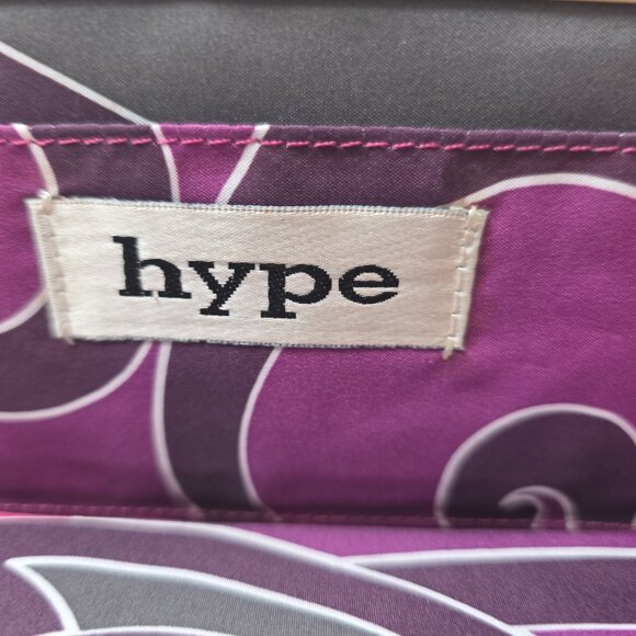 Hype Leather Croc Embossed Clutch - Picture 6 of 7